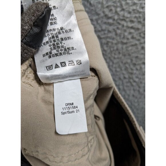 Eddie Bauer First Ascent Shorts Mens 30 Cotton Nylon Stretch Cargo Trail Beige - Picture 7 of 16